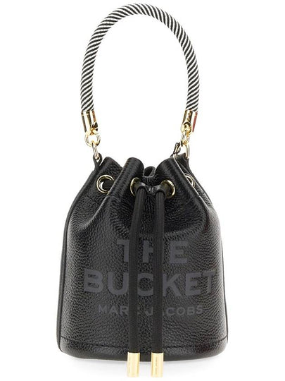 Micro Leather Mini Bucket Bag Black - MARC JACOBS - BALAAN 2