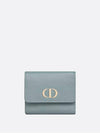 30 Montaine Lotus Halfwallet Cloud Blue - DIOR - BALAAN.