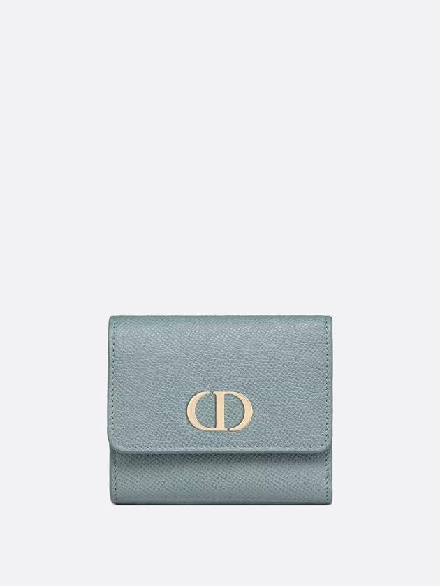 30 Montaine Lotus Halfwallet Cloud Blue - DIOR - BALAAN.