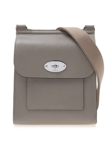 Small Antony Classic Cross Bag Solid Grey - MULBERRY - BALAAN 1