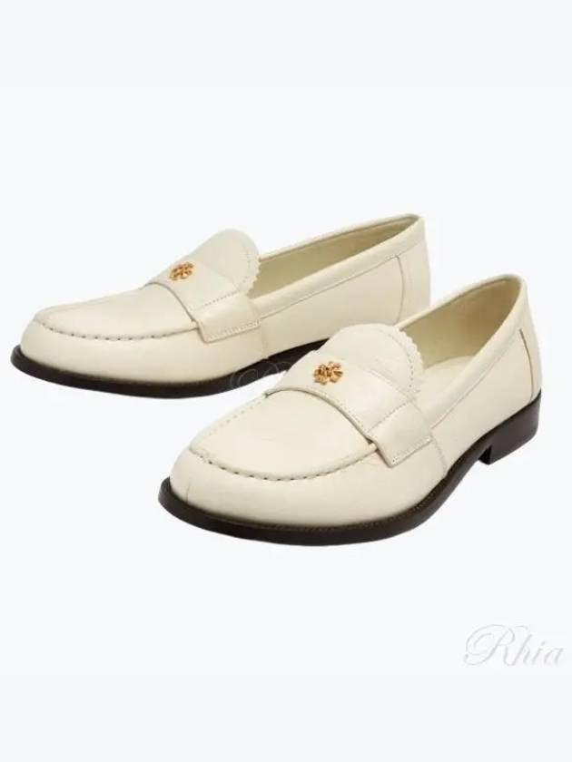 Logo Plaque Perry Loafer White - TORY BURCH - BALAAN 2