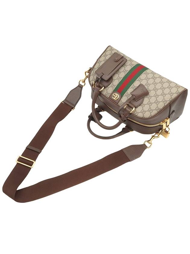 GG Supreme Canvas WEB Ophidia Gold Plated Medium Top Handle 2WAY 724575 - GUCCI - BALAAN 5