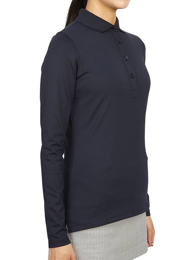 Women's Tour Tech Long Sleeve Polo GWJT08871 6855 - J.LINDEBERG - BALAAN 4