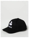 Tyron Logo Cotton Ball Cap Black - ISABEL MARANT - BALAAN 2