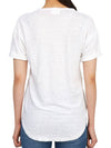 Koldi Linen Short Sleeve T-Shirt White - ISABEL MARANT ETOILE - BALAAN 5