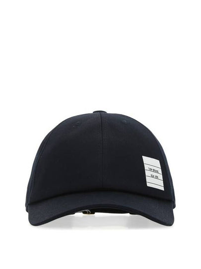 Classic Logo Patch Ball Cap Navy - THOM BROWNE - BALAAN 2