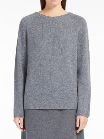 Georg wool cashmere knit charcoal gray s max mara - MAX MARA - BALAAN 2