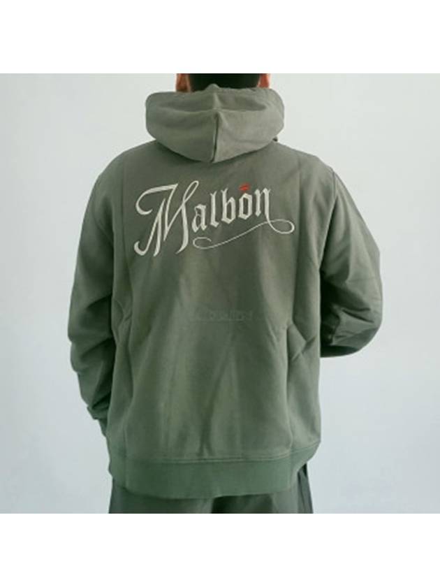 Malbon Men s Golf Brushed Hooded Sweatshirt M 8298 Fine - MALBON GOLF - BALAAN 4