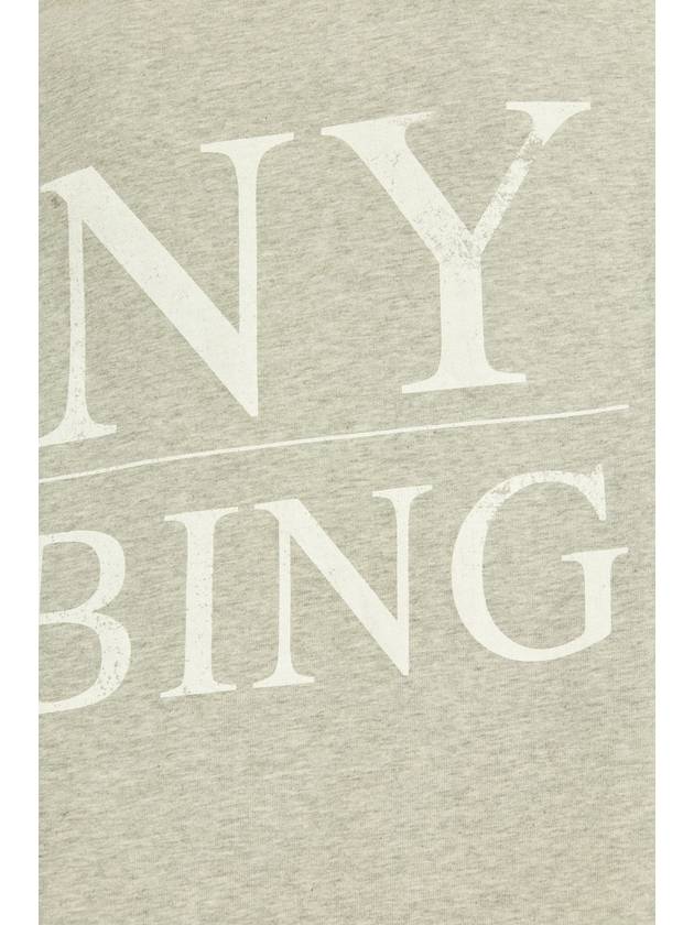 Anine Bing T-shirt With Print, Women's, Grey - ANINE BING - BALAAN 5