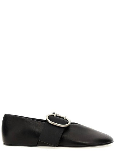 Jil Sander Buckle Ballet Flats - JIL SANDER - BALAAN 1