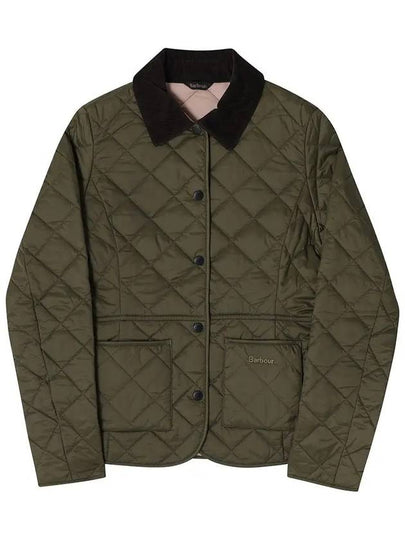 Deveron Quilting Jacket Pale Pink Olive - BARBOUR - BALAAN 2