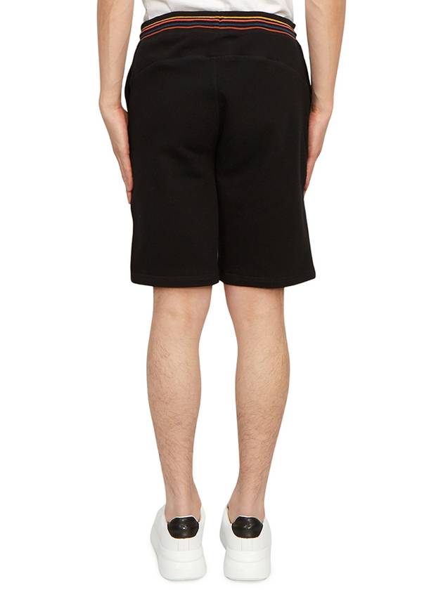 Men's Stripe Lounge Shorts Black - PAUL SMITH - BALAAN 4