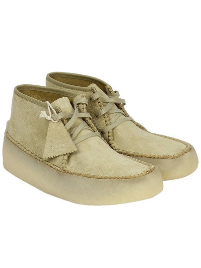 Originals Caravan Maple Suede Lace-Up Ankle Boots Ivory - CLARKS - BALAAN 2