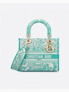 Lady D Lite Toile De Jouy Embroidery Medium Tote Bag Green - DIOR - BALAAN 2