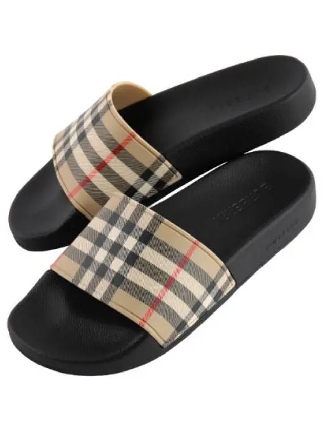 Vintage Check Slides Women s Slippers - BURBERRY - BALAAN 1