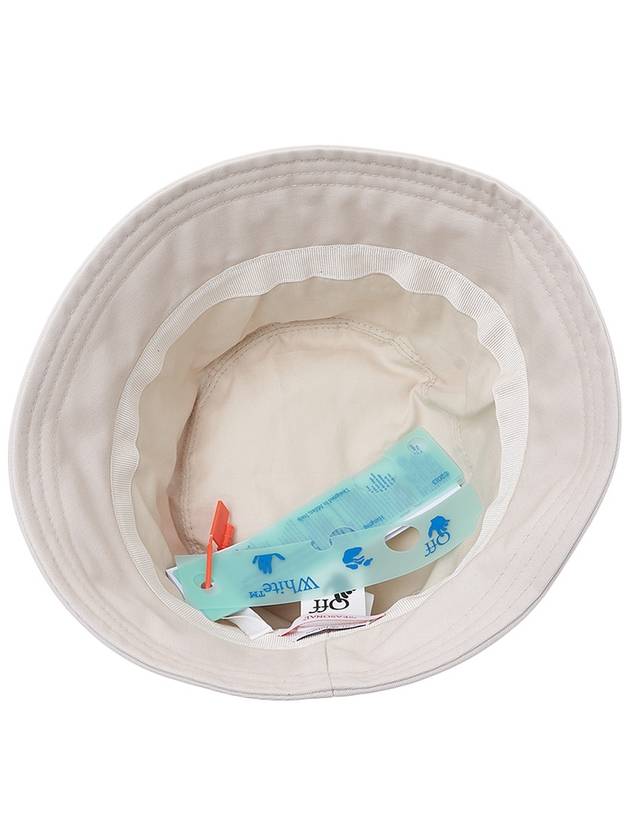 Arrow embroidery bucket hat OWLB021S23FAB0010132 - OFF WHITE - BALAAN 6