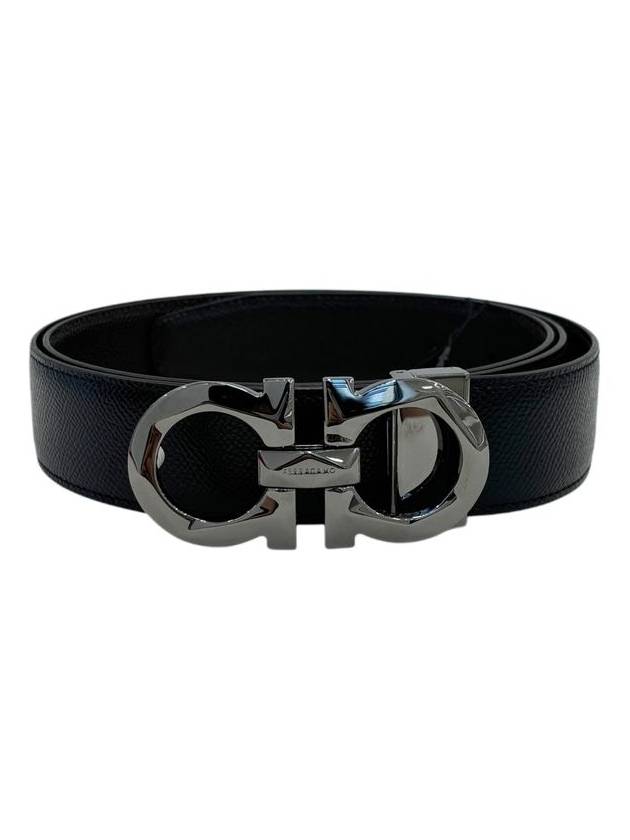 Ferragamo Gancini Reversible Belt 725421 - SALVATORE FERRAGAMO - BALAAN 3