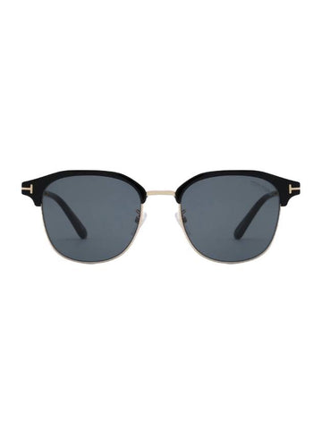 Asian Fit Gold Frame Sunglasses Black - TOM FORD - BALAAN 1