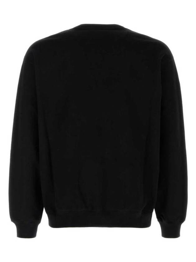 Cotton Jersey Sweater Black - GUCCI - BALAAN 3