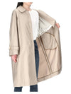 The Cube FTRENCH 2419021084600 013 Twill Trench Coat Coat - MAX MARA - BALAAN 6