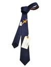 Bird Classic Silk Tie Navy - THOM BROWNE - BALAAN 5