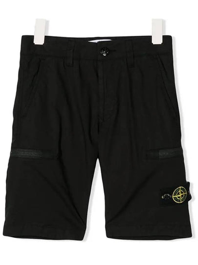 Kids Waffen Cargo Shorts Black 7016L0310 V0029 - STONE ISLAND - BALAAN 2