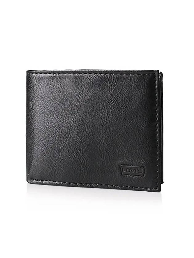 ID Pocket Pass Case Half Wallet Black - LEVI'S - BALAAN 1