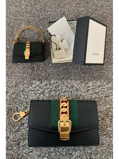 18 Chain Gold Mini Sylvie Bag - GUCCI - BALAAN 2