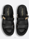 Dioract Platform Lambskin Sandals Black - DIOR - BALAAN 4