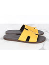 Izmir two tone slipper sandals 43 5 285 - HERMES - BALAAN 6