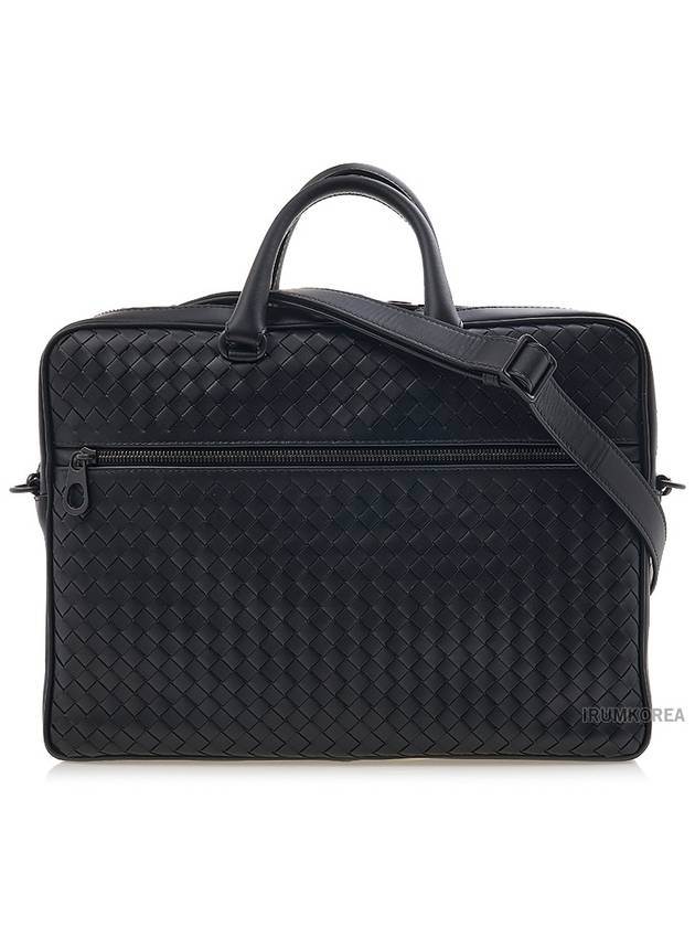 Intrecciato Briefcase Black - BOTTEGA VENETA - BALAAN 4