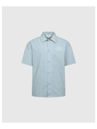 TRAVISMATHEW Men s Striped Shirt Light Blue - TRAVIS SCOTT - BALAAN 1