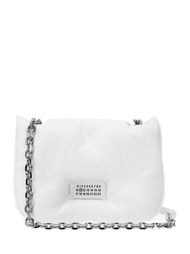 Glam Slam Logo Flap Cross Bag White - MAISON MARGIELA - BALAAN 4