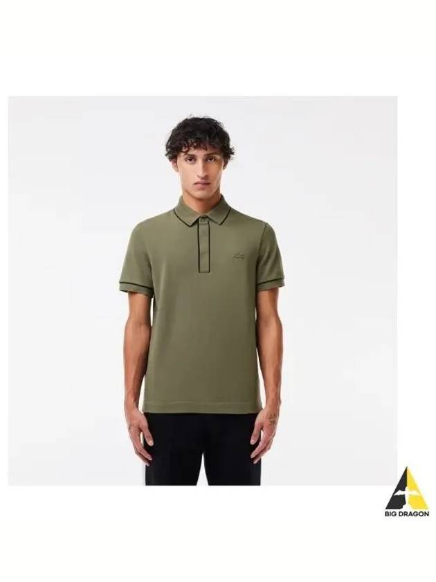 Men s SMART PARIS Polo Khaki - LACOSTE - BALAAN 1