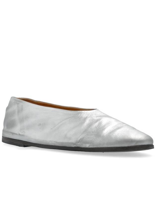 Marsell Leather Ballerinas, Women's, Silver - MARSELL - BALAAN 4