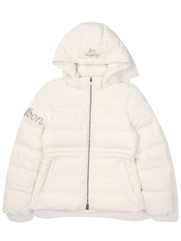 Classic mid down jacket OFF WHITE WOMAN - MALBON GOLF - BALAAN 1