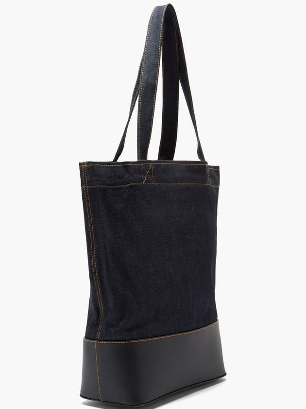 Logo Denim Axelle Tote Bag Navy - A.P.C. - BALAAN 5