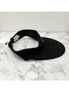 TYRY Logo Visor Cap Hat Black Ecru CQ004XHA A3C01J BKEC - ISABEL MARANT - BALAAN 4