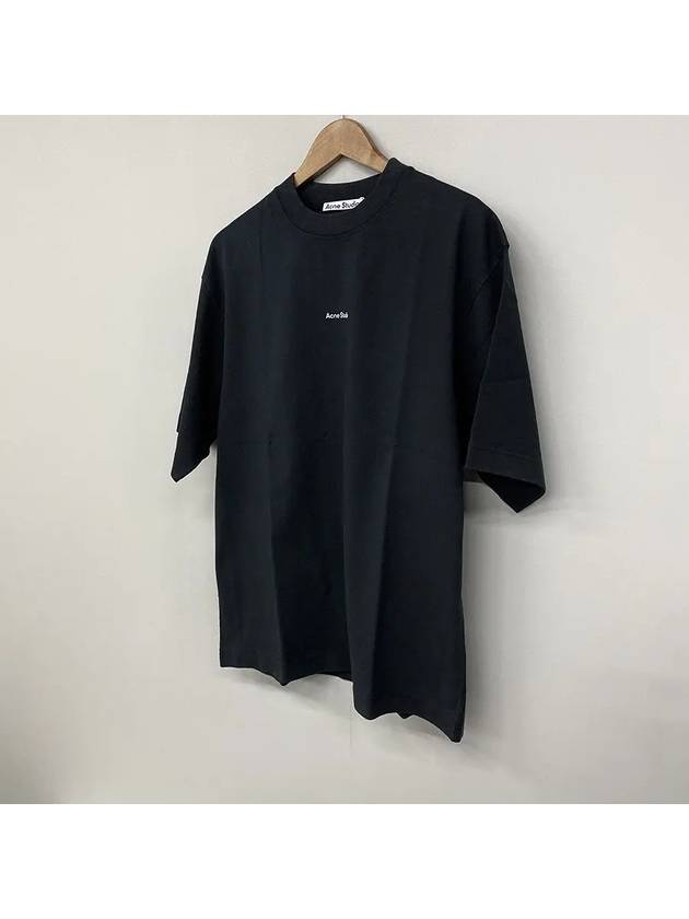 Logo short sleeve t shirt black - ACNE STUDIOS - BALAAN 3