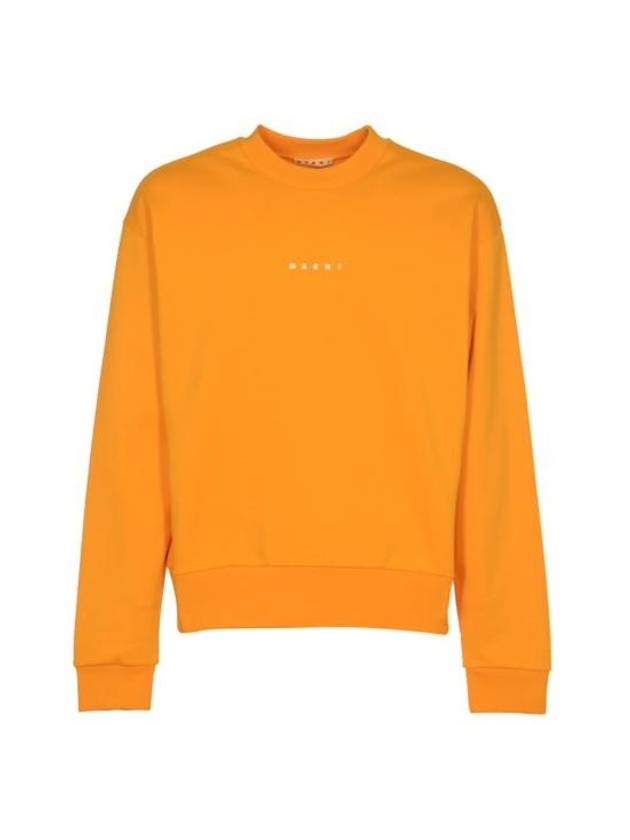 Mini Logo Organic Cotton Sweatshirt Orange - MARNI - BALAAN 2