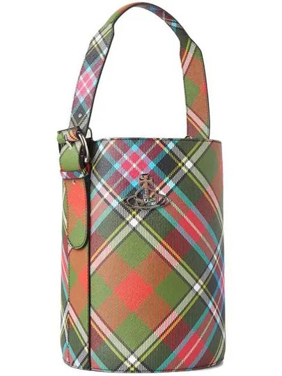 Charlotte check bucket bag multicolor 42020078 32068 O301 - VIVIENNE WESTWOOD - BALAAN 2