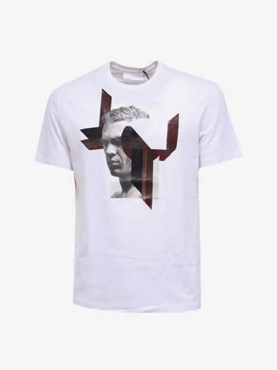 James Dean short sleeve t-shirt white BJT182B - NEIL BARRETT - BALAAN 2