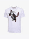 James Dean short sleeve t-shirt white BJT182B - NEIL BARRETT - BALAAN 3