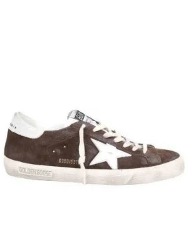 Superstar Suede Low Top Sneakers Brown - GOLDEN GOOSE - BALAAN 1