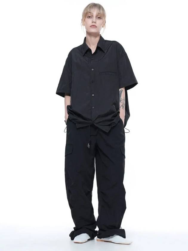 Women s NPCP BK Nylon Parachute Cargo Pants Black - CHANCE'S NOI - BALAAN 9