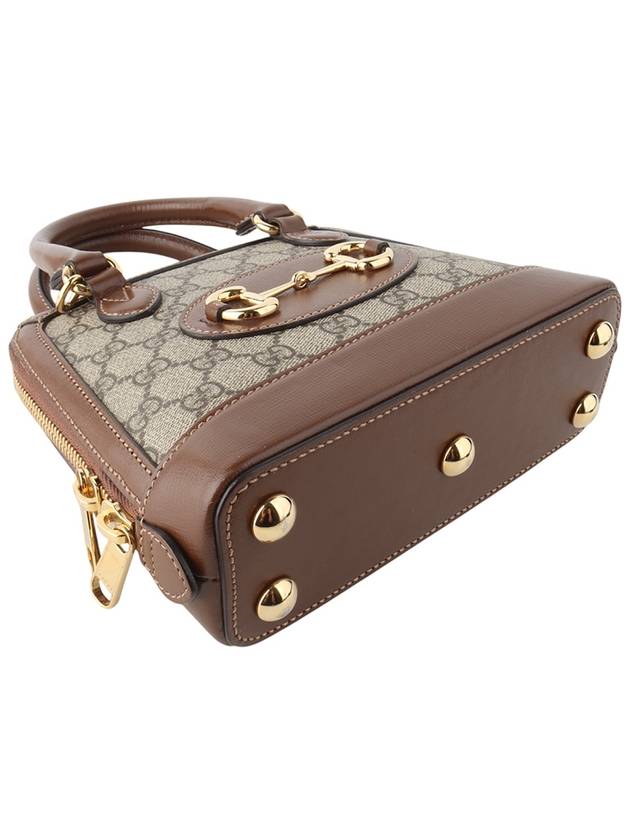 640716 GG Supreme 1955 Horsebit Top Handle Mini Cross Bag34336 - GUCCI - BALAAN 5