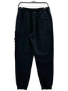 Wappen Patch Cargo Jogger Track Pants Black - STONE ISLAND - BALAAN 3