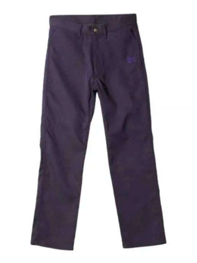 Poly Twill Straight Pants Purple - NEEDLES - BALAAN 2