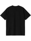 Amour Pocket T Shirt Black I033675 0D2XX - CARHARTT - BALAAN 3