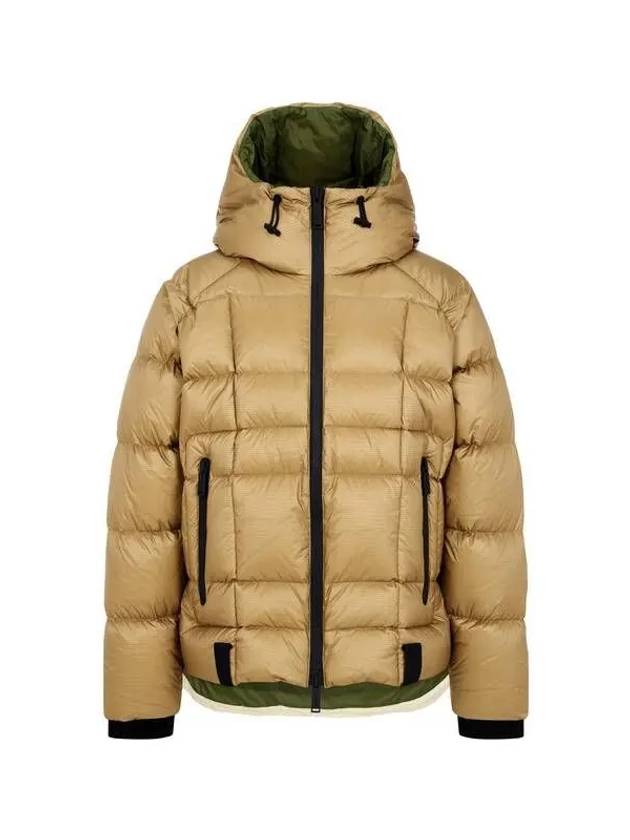 Men's color block ripstop duck down padded jacket dark beige 271723 - DSQUARED2 - BALAAN 1